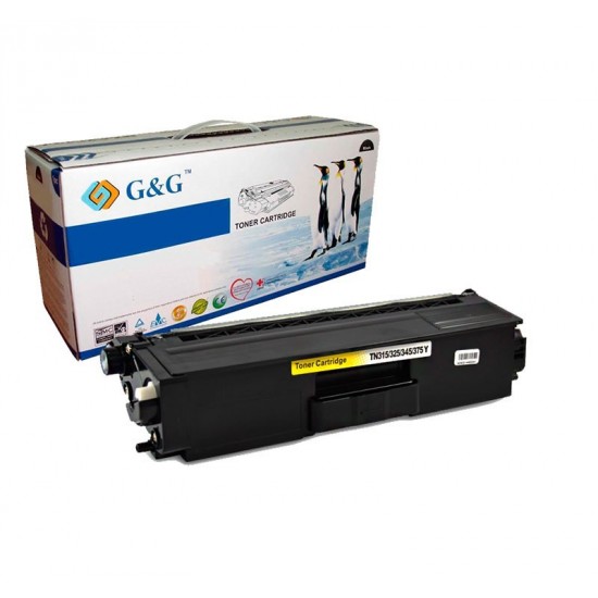 G&G TN320Y / TN325Y AMARILLO CARTUCHO DE TONER GENERICO BROTHER