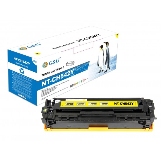 G&G HP CB542A AMARILLO CARTUCHO DE TONER GENERICO NÂº125A