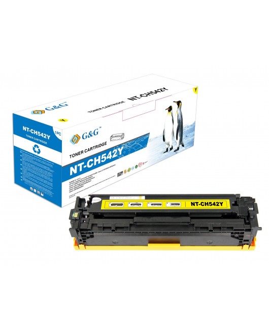 G&G HP CB542A AMARILLO CARTUCHO DE TONER GENERICO NÂº125A