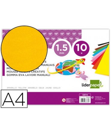GOMA EVA LIDERPAPEL DIN A4...