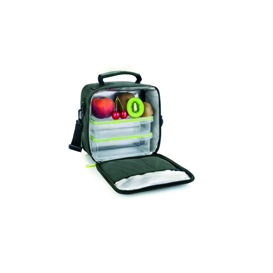 BOLSA PORTA ALIMENTOS IBILI LUNCH AWAY GREEN TERMICA CON ASA INCLUY