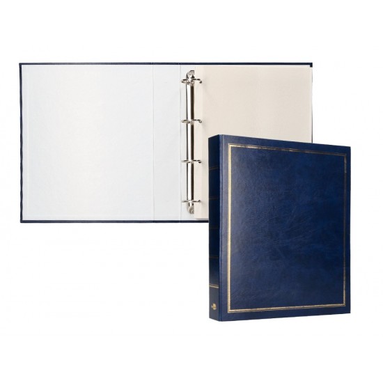 ALBUM DE FOTOS LIDERPAPEL ANILLAS SERIE CLASSIC CON 20 HOJAS AUTOADHESIVAS COLOR AZUL ALBUM DE FOTOS LIDERPAPEL ANILLAS SERIE CLASSIC CON 20 HOJAS AUTOADHESIVAS COLOR AZUL