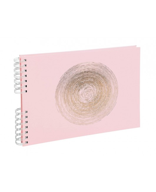 ALBUM DE FOTOS ESPIRAL EXACOMPTA ELLIPSE 50 PAGINAS 32X22 CM COLOR ROSA