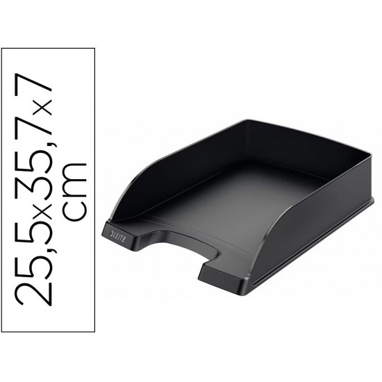 BANDEJA SOBREMESA PLASTICO LEITZ RECYCLE NEGRO 255X357X70 MM BANDEJA SOBREMESA PLASTICO LEITZ RECYCLE NEGRO 255X357X70 MM