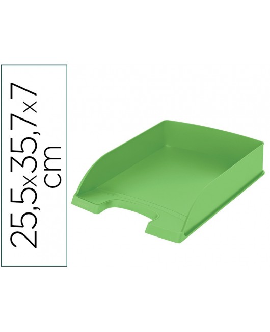 BANDEJA SOBREMESA PLASTICO LEITZ RECYCLE VERDE 255X357X70 MM