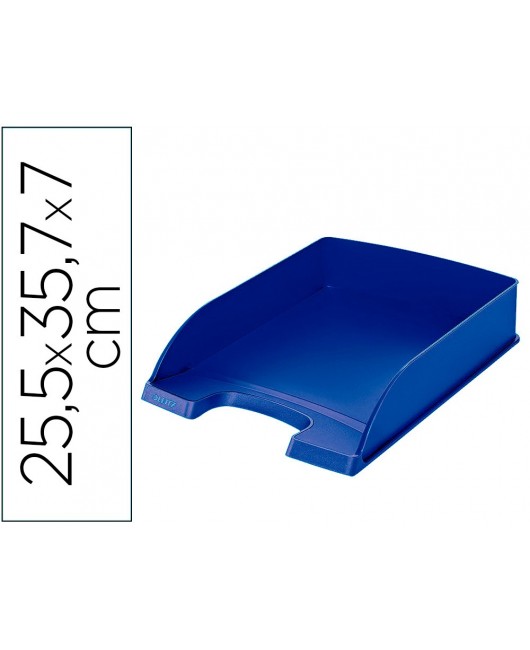 BANDEJA SOBREMESA PLASTICO LEITZ RECYCLE AZUL 255X357X70 MM