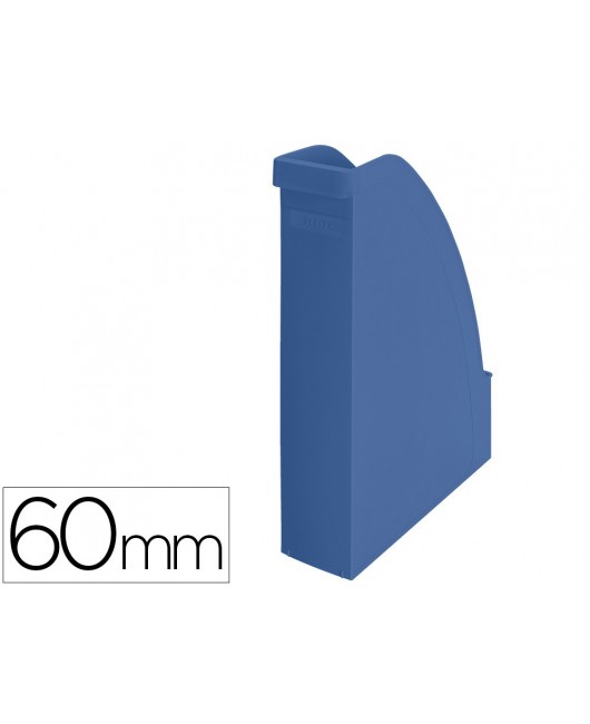 REVISTERO LEITZ RECYCLE PLASTICO LOMO 60 MM AZUL 78X308X278 MM