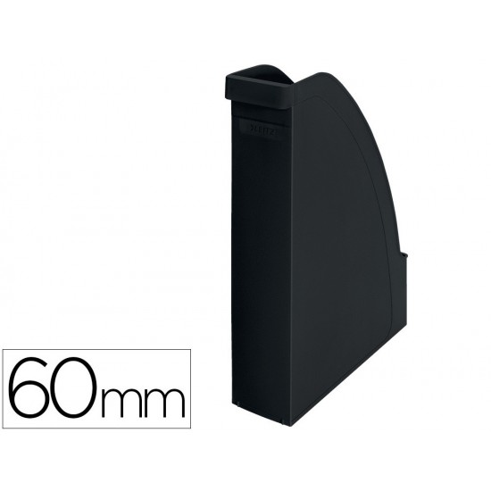 REVISTERO LEITZ RECYCLE PLASTICO LOMO 60 MM NEGRO 78X308X278 MM REVISTERO LEITZ RECYCLE PLASTICO LOMO 60 MM NEGRO 78X308X278 MM
