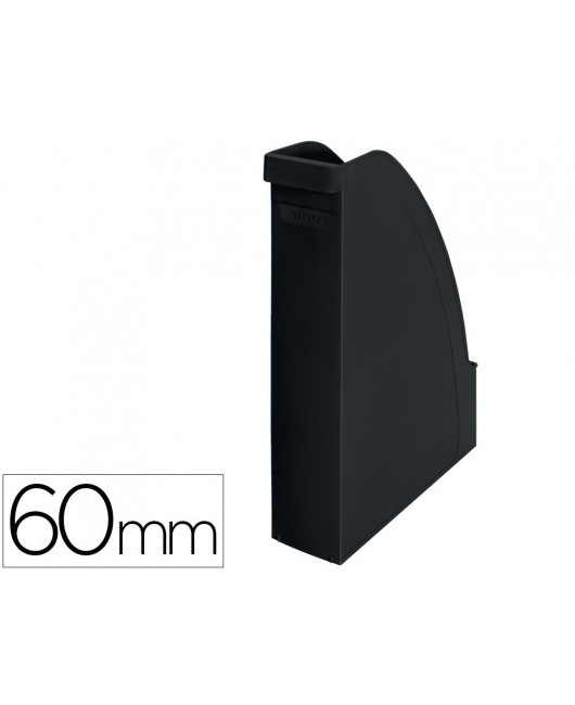 REVISTERO LEITZ RECYCLE PLASTICO LOMO 60 MM NEGRO 78X308X278 MM