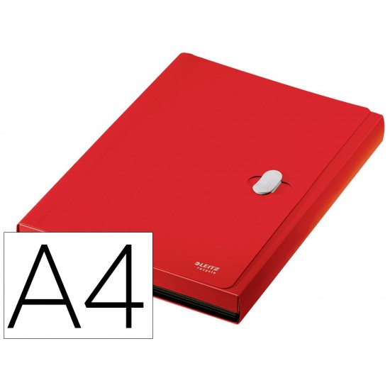 CARPETA LEITZ RECYCLE CLASIFICADOR FUELLE POLIPROPILENO 5+1 COMPARTIMENTOS DIN A4 ROJO CARPETA LEITZ RECYCLE CLASIFICADOR FUELLE POLIPROPILENO 5+1 COMPARTIMENTOS DIN A4 ROJO