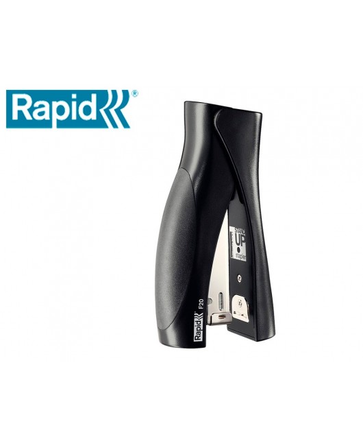 GRAPADORA RAPID VERTICAL ULTIMATE F20 PLASTICO CAPACIDAD DE GRAPADO 20 HOJAS USA GRAPAS 24/6 Y 26/6 COLOR