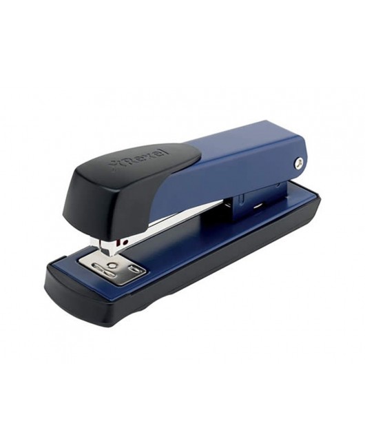 GRAPADORA REXEL METEOR METALICA CAPACIDAD DE GRAPADO 20 HOJAS USA GRAPAS 24/6 Y 26/6 COLOR AZUL