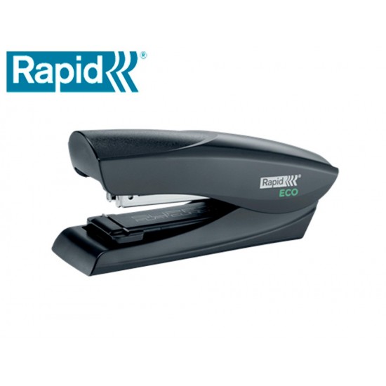 GRAPADORA RAPID FASHION ECO PLASTICO 100% RECICLADO CAPACIDAD 25 HOJAS USA GRAPAS 24/6 Y 26/6 COLOR NEGRO GRAPADORA RAPID FASHION ECO PLASTICO 100% RECICLADO CAPACIDAD 25 HOJAS USA GRAPAS 24/6 Y 26/6 COLOR NEGRO