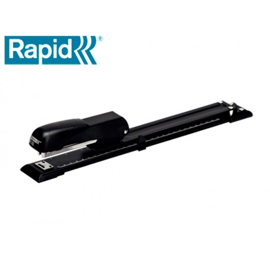 GRAPADORA RAPID E15 METALICA BRAZO LARGO CAPACIDAD 20 HOJAS USA GRAPAS 24/6 Y 26/26 COLOR NEGRO GRAPADORA RAPID E15 METALICA BRAZO LARGO CAPACIDAD 20 HOJAS USA GRAPAS 24/6 Y 26/26 COLOR NEGRO