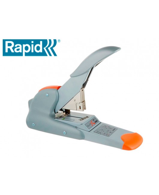 GRAPADORA RAPID DUAX CAPACIDAD DE GRAPADO 170 HOJAS USA GRAPAS DUAX COLOR PLATA/NARANJA