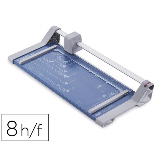 CIZALLA DE RODILLO DAHLE 507 CON BASE METALICA DIN A4 CAPACIDAD DE CORTE 8 HOJAS CIZALLA DE RODILLO DAHLE 507 CON BASE METALICA DIN A4 CAPACIDAD DE CORTE 8 HOJAS