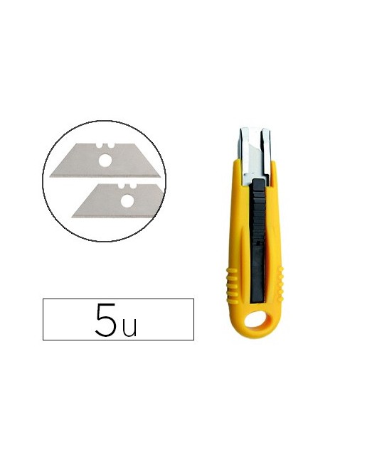 REPUESTO CUTER Q-CONNECT BLISTER DE 5 UNIDADES PARA CUTER KF14624