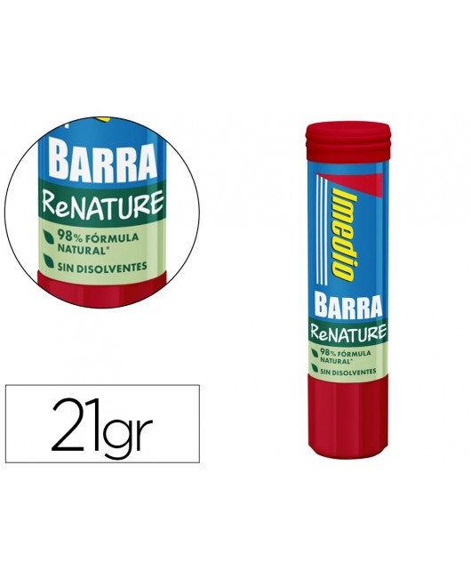 PEGAMENTO IMEDIO EN BARRA RENATURE SIN DISOLVENTES 21 GR