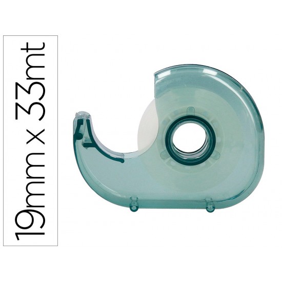 MINIPORTARROLLO LIDERPAPEL ECOUSE 100% PLASTICO RECICLADO PARA CINTA DE 33 MT X 19 MM MINIPORTARROLLO LIDERPAPEL ECOUSE 100% PLASTICO RECICLADO PARA CINTA DE 33 MT X 19 MM