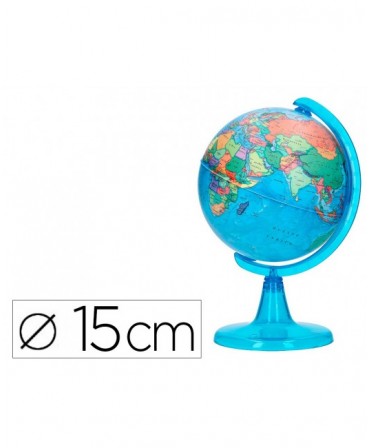 GLOBO TERRAQUEO LIDERPAPEL MAPA POLITICO DIAMETRO 15 CM