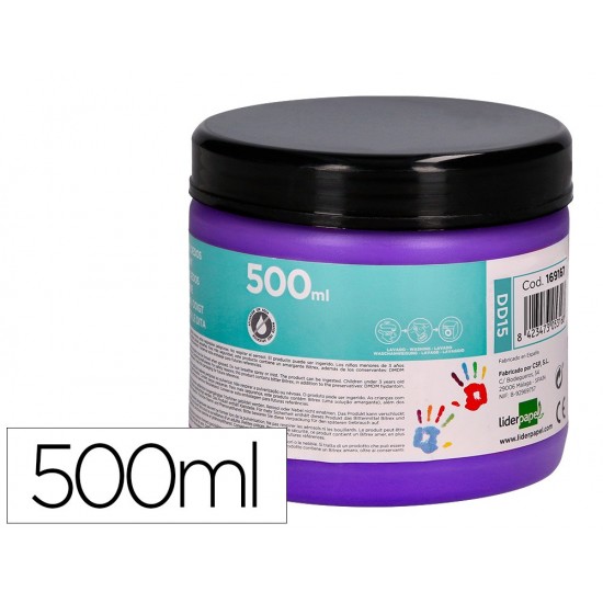 PINTURA DEDOS LIDERPAPEL VIOLETA TARRINA DE 50 CC PINTURA DEDOS LIDERPAPEL VIOLETA TARRINA DE 50 CC