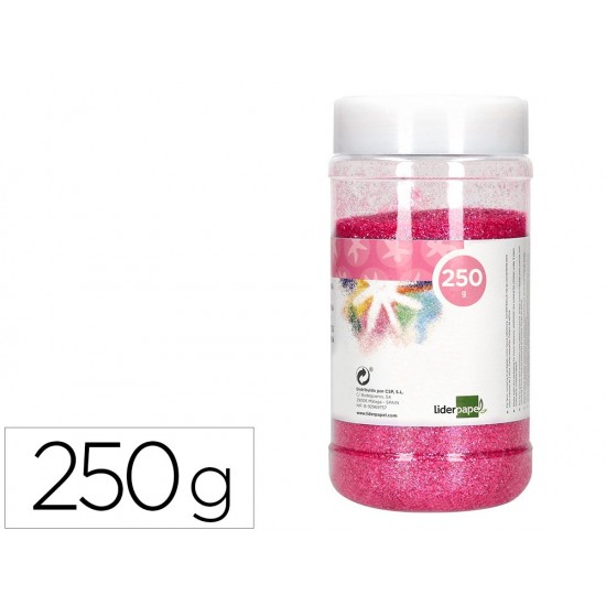 PURPURINA LIDERPAPEL FANTASIA COLOR METALICO ROSA PASTEL BOTE DE 250 GR PURPURINA LIDERPAPEL FANTASIA COLOR METALICO ROSA PASTEL BOTE DE 250 GR
