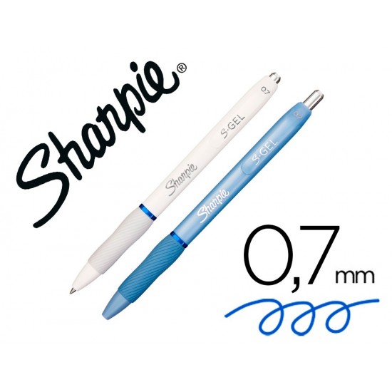 BOLIGRAFO SHARPIE FASHION RETRACTIL TINTA GEL AZUL 0 BOLIGRAFO SHARPIE FASHION RETRACTIL TINTA GEL AZUL 0