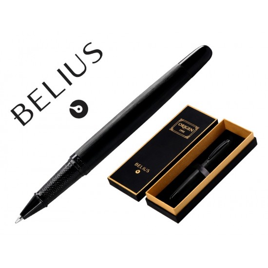 ROLLER BELIUS ORIGEN 1995 ALUMINIO TEXTURA CEPILLADA COLOR NEGRO TINTA NEGRA CAJA DE DISEÑO ROLLER BELIUS ORIGEN 1995 ALUMINIO TEXTURA CEPILLADA COLOR NEGRO TINTA NEGRA CAJA DE DISEÑO