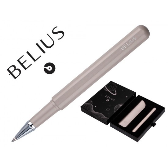 ROLLER Y FUNDA DE SIMILPIEL BELIUS SPACE B COLOR MINIMALISTA GRIS TINTA AZUL CAJA DE DISEÑO ROLLER Y FUNDA DE SIMILPIEL BELIUS SPACE B COLOR MINIMALISTA GRIS TINTA AZUL CAJA DE DISEÑO