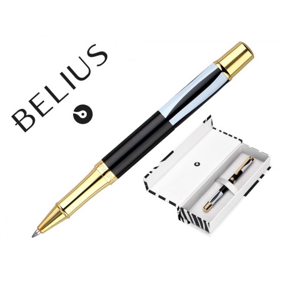 ROLLER BELIUS DUALITA CUERPO BLANCO COLOR NEGRO TINTA NEGRA CAJA DE DISEÑO ROLLER BELIUS DUALITA CUERPO BLANCO COLOR NEGRO TINTA NEGRA CAJA DE DISEÑO