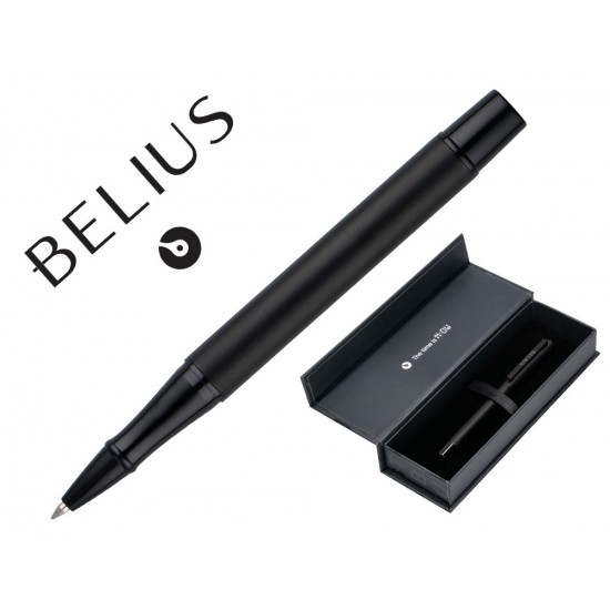 ROLLER BELIUS UNSTOPPABLE COLOR NEGRO TINTA NEGRA CAJA DE DISEÑO ROLLER BELIUS UNSTOPPABLE COLOR NEGRO TINTA NEGRA CAJA DE DISEÑO
