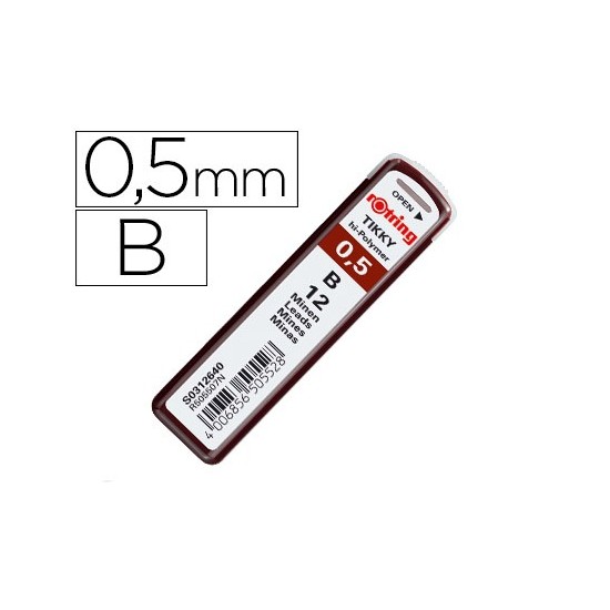 MINAS ROTRING GRAFITO 0 MINAS ROTRING GRAFITO 0