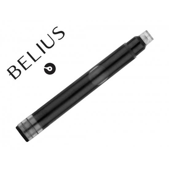 TINTA ESTILOGRAFICA BELIUS NEGRO CAJA 6 CARTUCHOS TINTA ESTILOGRAFICA BELIUS NEGRO CAJA 6 CARTUCHOS