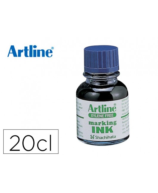 TINTA ROTULADOR ARTLINE ESK-20 AZUL BOTE 20 CC SIN XILENO