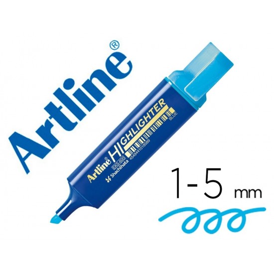 ROTULADOR ARTLINE FLUORESCENTE EKS-600 AZUL PUNTA BISELADA ROTULADOR ARTLINE FLUORESCENTE EKS-600 AZUL PUNTA BISELADA