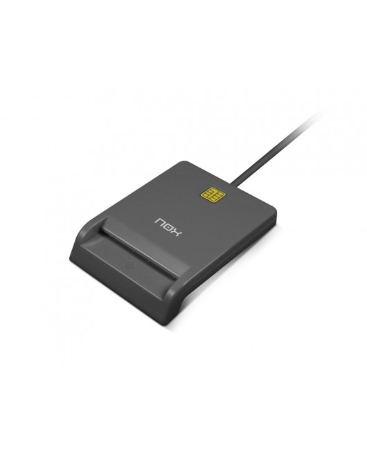 LECTOR DE TARJETAS INTELIGENTES NOX USB 2.0 COLOR NEGRO