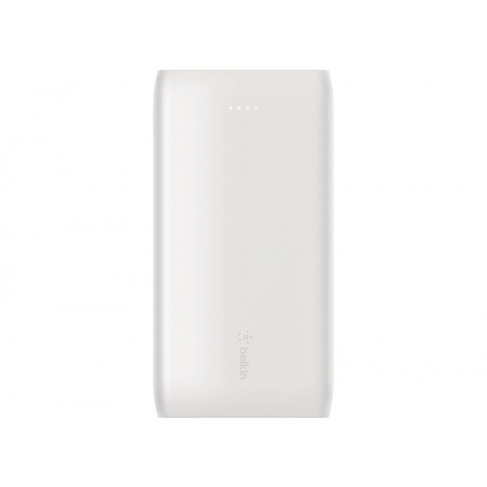 BATERIA AUXILIAR BELKIN BPB001BTWH BOOST CHARGE USB-C 18W + USB-A 12W PD 10K CABLE USB-C COLOR BLANCO BATERIA AUXILIAR BELKIN BPB001BTWH BOOST CHARGE USB-C 18W + USB-A 12W PD 10K CABLE USB-C COLOR BLANCO