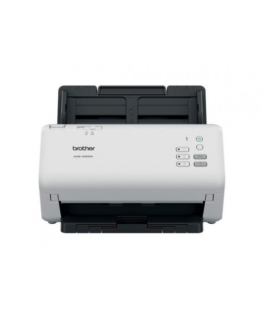 ESCANER BROTHER SOBREMESA ADS4300N DOBLE CARA TAMAÑO A4 RESOLUCION 600 PPP VELOCIDAD 40 PPM USB 2.0