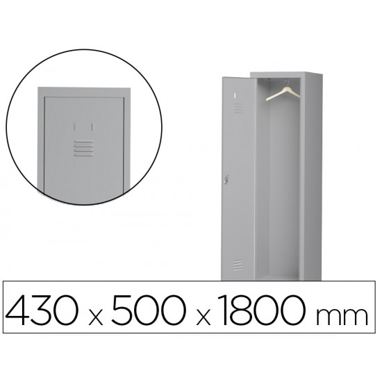 TAQUILLA METALICA ROCADA 400 1 MODULO X 1 PUERTA GRIS 430X500X1800 MM TAQUILLA METALICA ROCADA 400 1 MODULO X 1 PUERTA GRIS 430X500X1800 MM