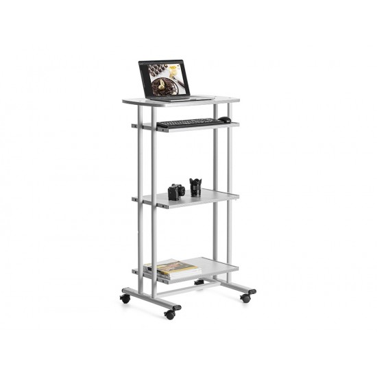 MESA ORDENADOR ROCADA RD-5220 ESTRUCTURA METALICA BANDEJAS REGULABLES EN ALTURA CON TECLADO EXTRAIBLE MESA ORDENADOR ROCADA RD-5220 ESTRUCTURA METALICA BANDEJAS REGULABLES EN ALTURA CON TECLADO EXTRAIBLE