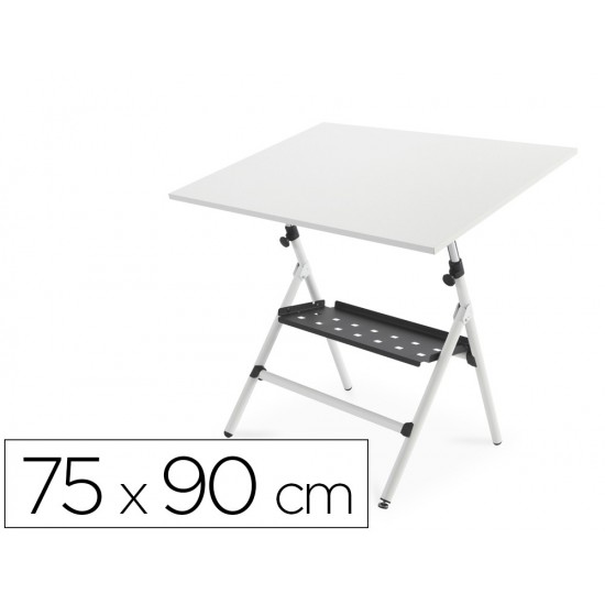 MESA DE DIBUJO ROCADA RD-175 ESTRUCTURA METALICA PLEGABLE REGULABLE EN ALTURA TABLERO 75X90 CM MESA DE DIBUJO ROCADA RD-175 ESTRUCTURA METALICA PLEGABLE REGULABLE EN ALTURA TABLERO 75X90 CM