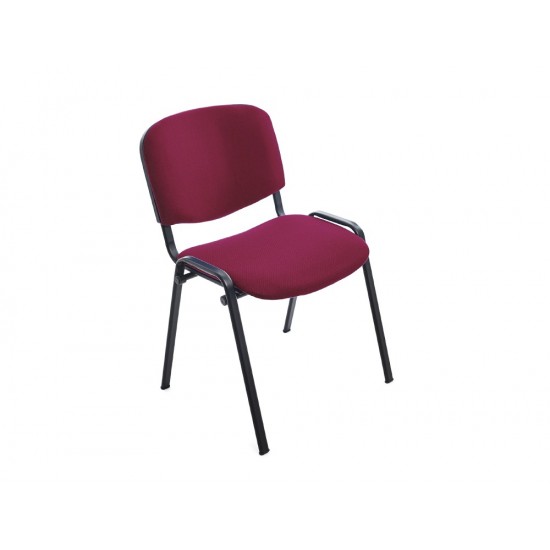 SILLA ROCADA CONFIDENTE ESTRUCTURA METALICA ASIENTO TELA IGNIFUGA BURDEOS 570X410X810 MM SILLA ROCADA CONFIDENTE ESTRUCTURA METALICA ASIENTO TELA IGNIFUGA BURDEOS 570X410X810 MM