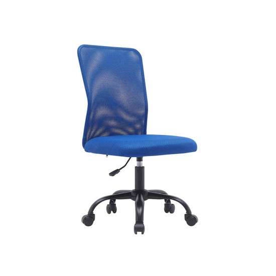 SILLA Q-CONNECT OFICINA PARMA MALLA SIN REPOSABRAZOS ALT MAX 990 ANC 480 PROF 590 COLOR AZUL