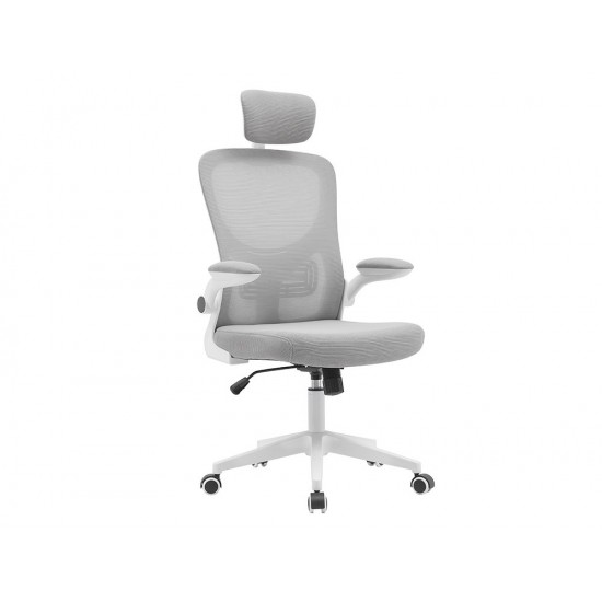 SILLA Q-CONNECT ERGONOMICA PAL ERMO MALLA BASE NYLON ALT MAX 1300 ANC 610 PROF 600 RUEDAS PREMIUM COLOR BLANCO GRIS SILLA Q-CONNECT ERGONOMICA PAL ERMO MALLA BASE NYLON ALT MAX 1300 ANC 610 PROF 600 RUEDAS PREMIUM COLOR BLANCO GRIS