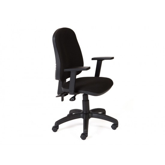 SILLA ROCADA DIRECCION SISTEMA ASINCRO CON BRAZOS COLOR NEGRO SILLA ROCADA DIRECCION SISTEMA ASINCRO CON BRAZOS COLOR NEGRO