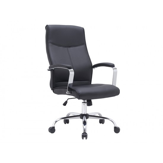 SILLA Q-CONNECT DIRECCION MODE NA SIMIL PIEL BASE METALICA ALT MAX 1210 ANC 630 PROF 650 MM RUEDAS PREMIUM COLOR NEGRO SILLA Q-CONNECT DIRECCION MODE NA SIMIL PIEL BASE METALICA ALT MAX 1210 ANC 630 PROF 650 MM RUEDAS PREMIUM COLOR NEGRO