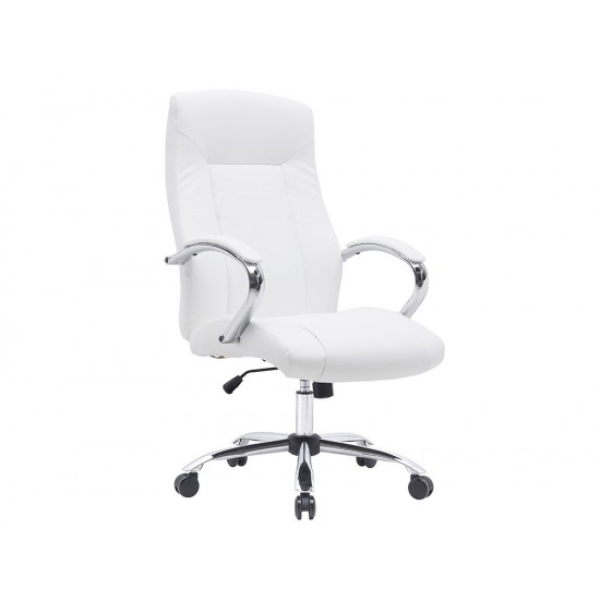SILLA Q-CONNECT DIRECCION VERO NA SIMIL PIEL BASE METALICA ALT MAX 1210 ANC 650 PROF 730 MM RUEDAS PREMIUM COLOR BLANCO SILLA Q-CONNECT DIRECCION VERO NA SIMIL PIEL BASE METALICA ALT MAX 1210 ANC 650 PROF 730 MM RUEDAS PREMIUM COLOR BLANCO