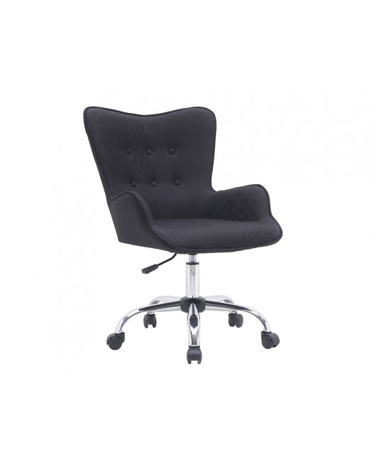 SILLA Q-CONNECT ESCRITORIO MES SINA BASE METALICA ALT MAX 960 ANC 570 PROF 620 RUEDAS PREMIUM COLOR NEGRO