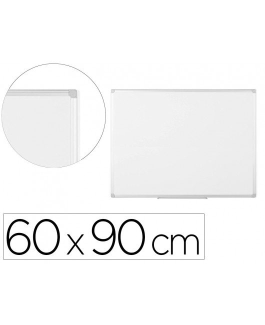 PIZARRA BLANCA BI-OFFICE EARTH LACADA MAGNETICA MARCO DE ALUMINIO 600X900 MM