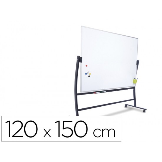 PIZARRA BLANCA ROCADA ACERO LACADO MAGNETICO MARCO ALUMINIO DOBLE CARA VOLTEABLE CURVE 120X150 CM PIZARRA BLANCA ROCADA ACERO LACADO MAGNETICO MARCO ALUMINIO DOBLE CARA VOLTEABLE CURVE 120X150 CM